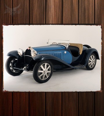 Металлическая табличка Bugatti Type 55 Super Sport Roadster